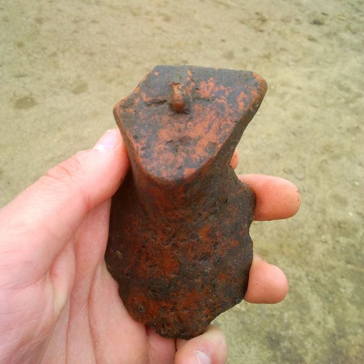 Archaeological excavation - Neolithic idol